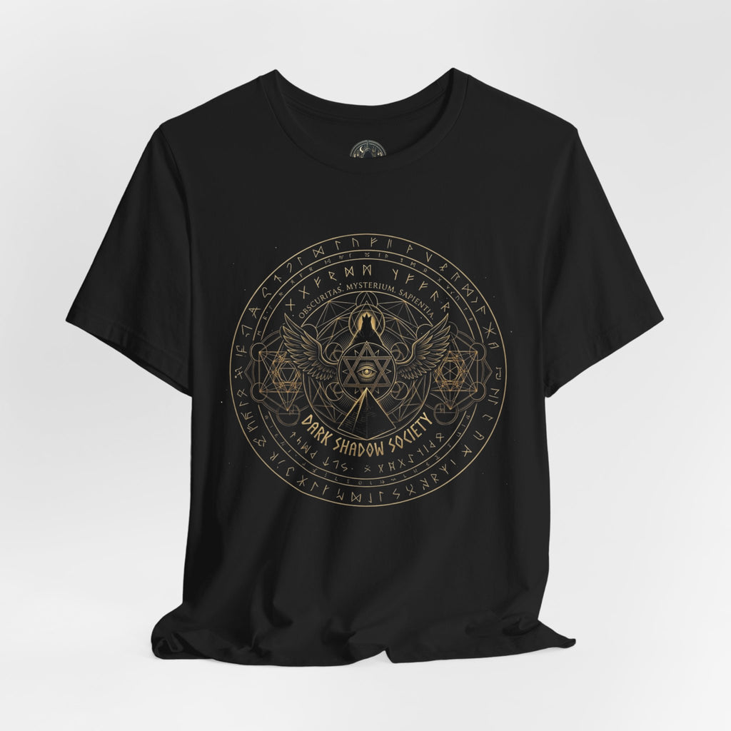 Sacred Geometry Dark Shadow Society Tee