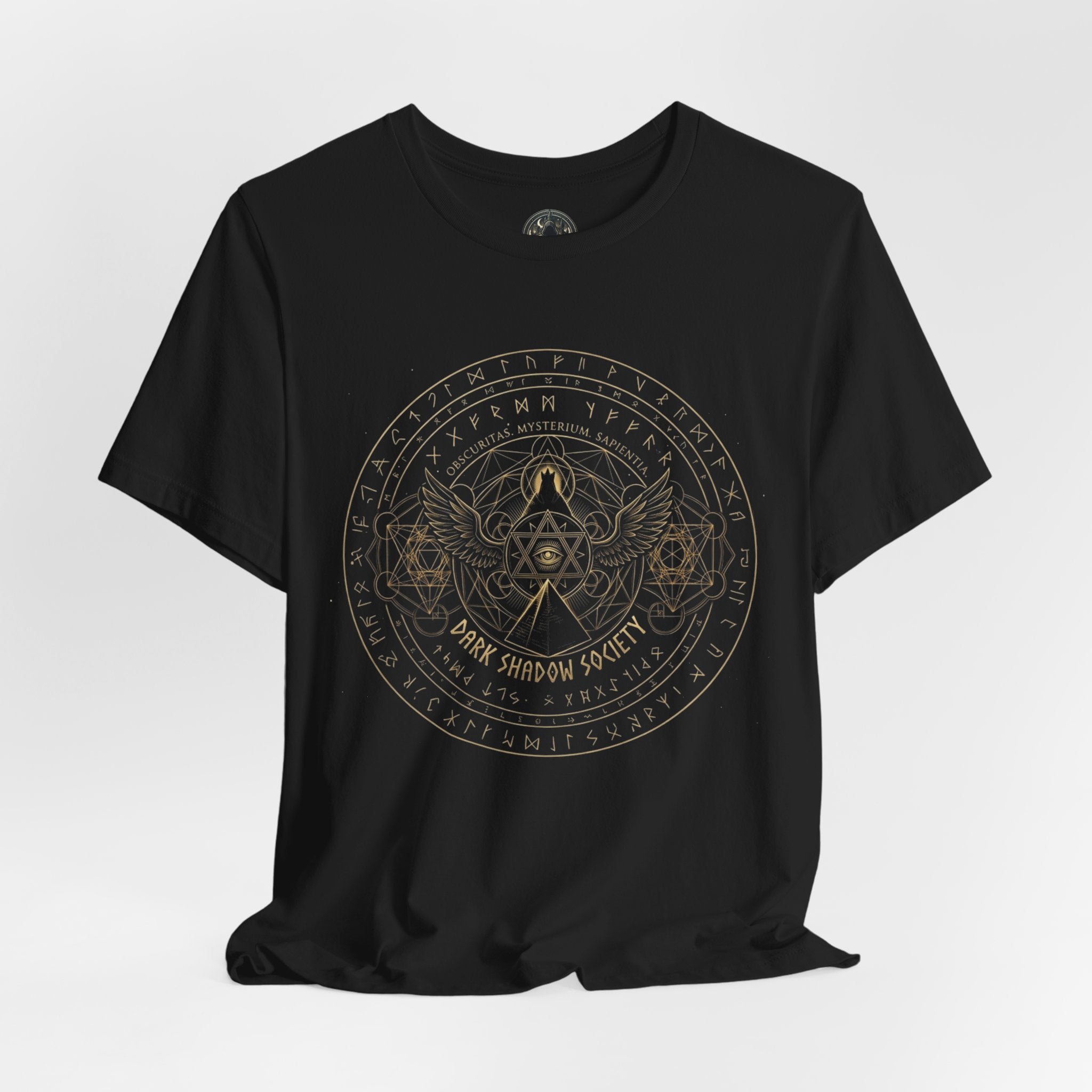 Sacred Geometry Dark Shadow Society Tee