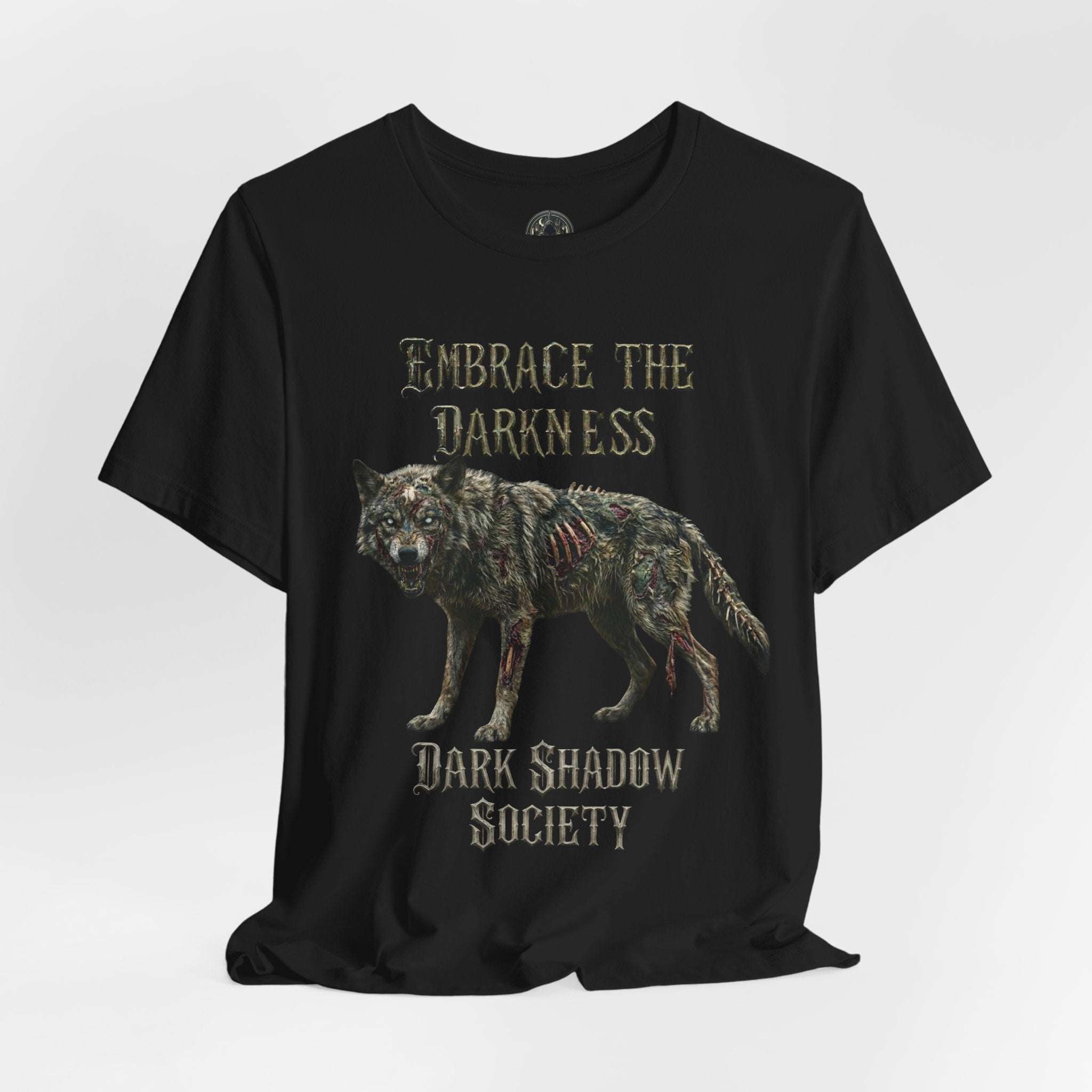 Dark Shadow Society Wolf Tee — Embrace the Darkness