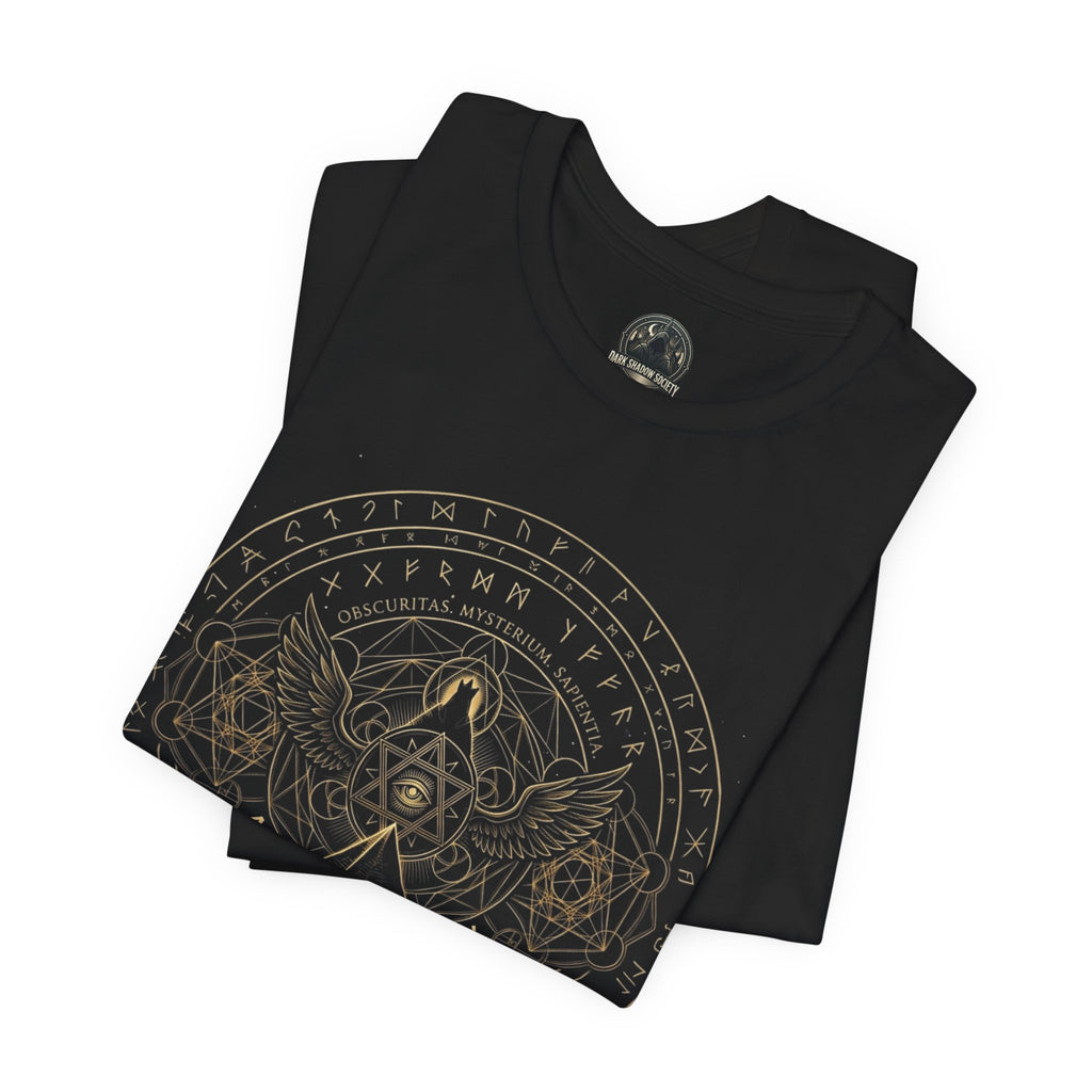 Sacred Geometry Dark Shadow Society Tee