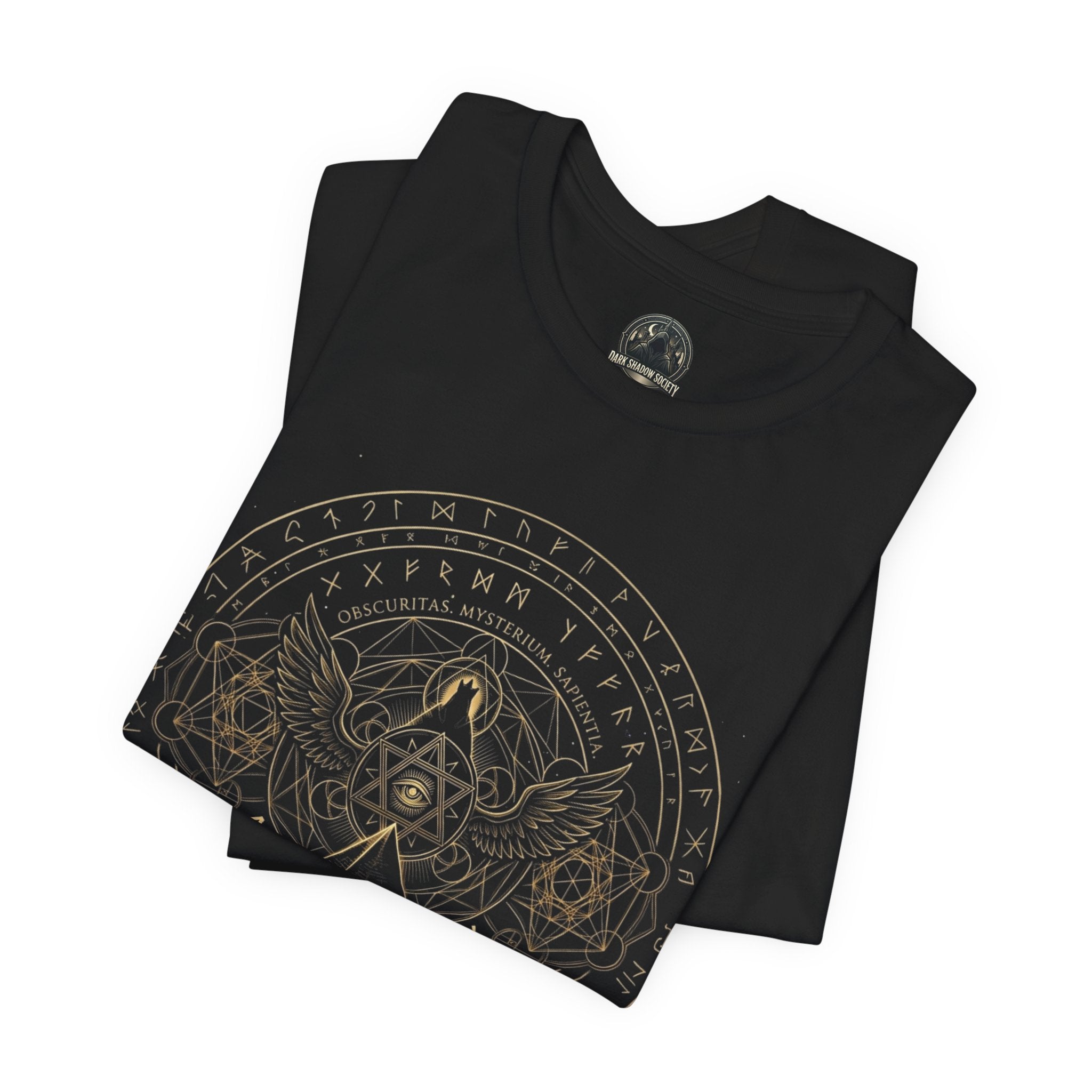 Sacred Geometry Dark Shadow Society Tee