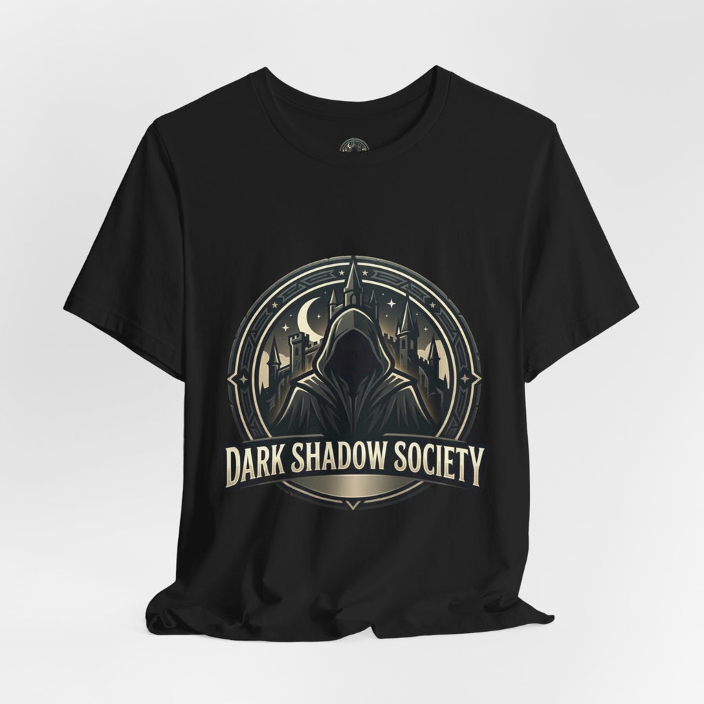 Dark Shadow Society Tee — Gothic Vintage Graphic T-Shirt