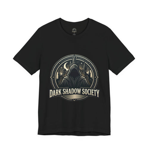 Dark Shadow Society Tee — Gothic Vintage Graphic T-Shirt