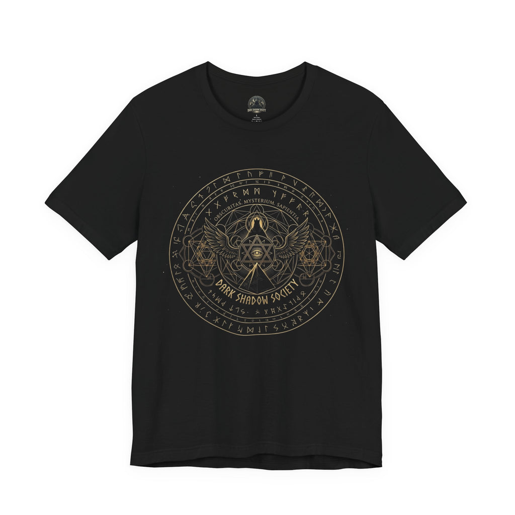 Sacred Geometry Dark Shadow Society Tee