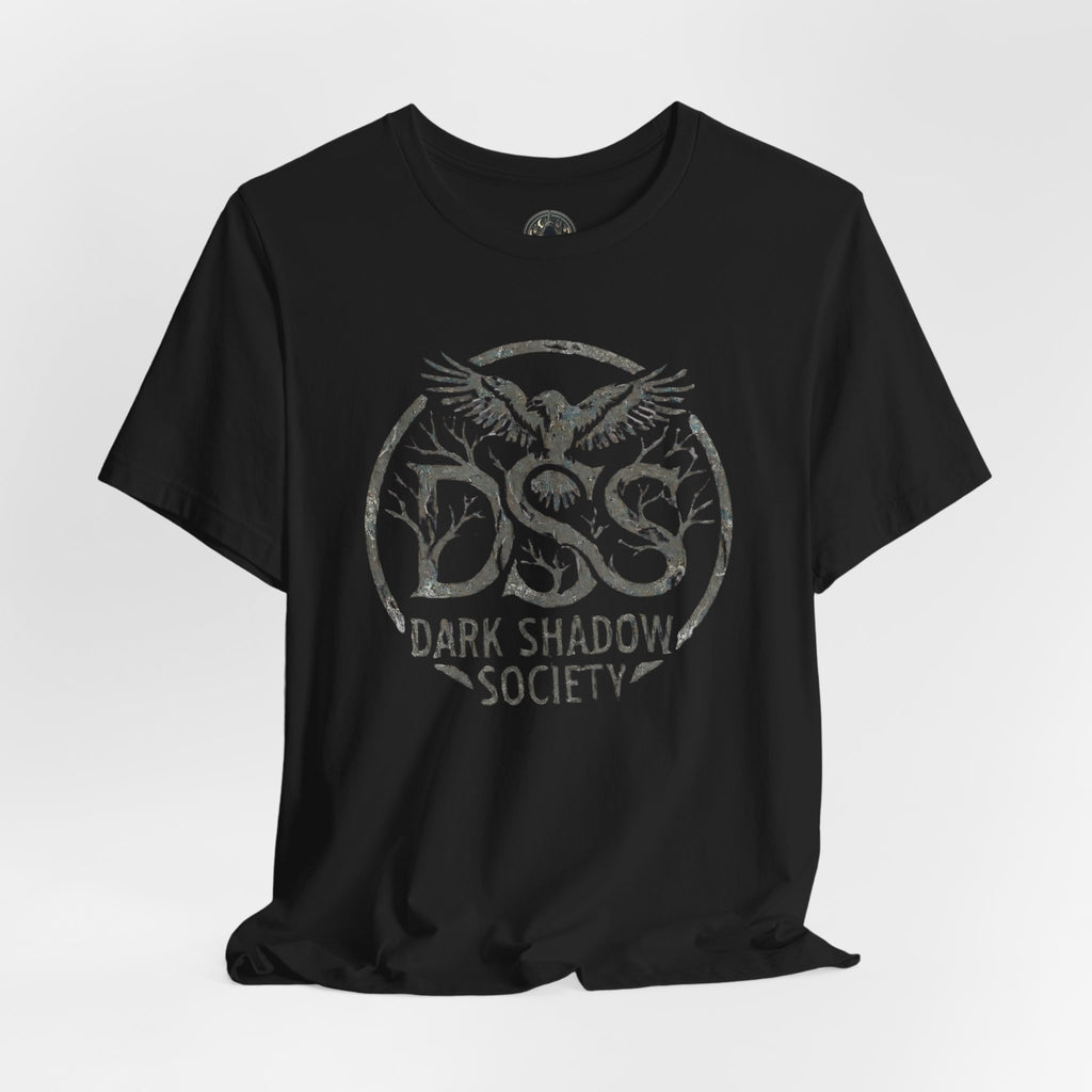 Forest Crow Tee — Dark Nature Graphic T-Shirt