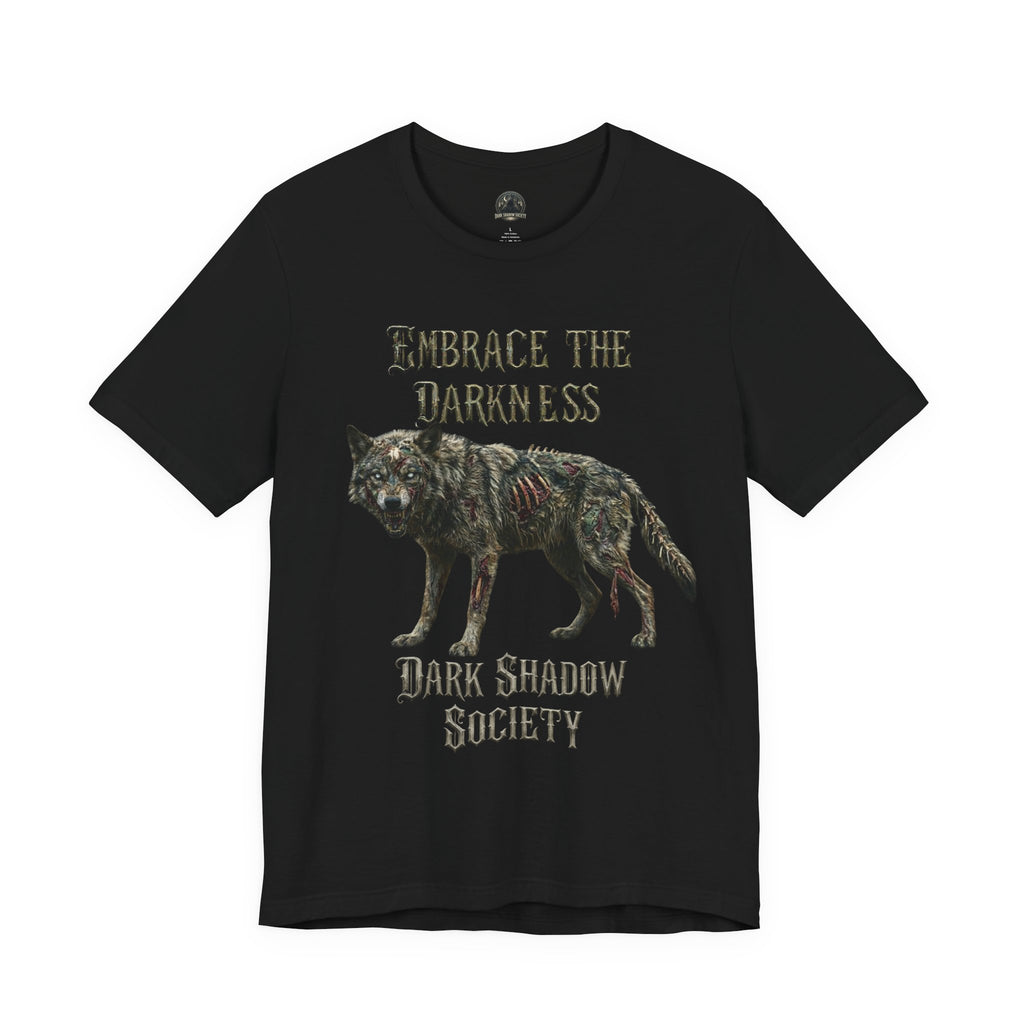 Dark Shadow Society Wolf Tee — Embrace the Darkness