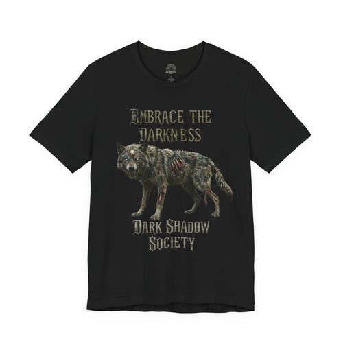 Dark Shadow Society Wolf Tee — Embrace the Darkness